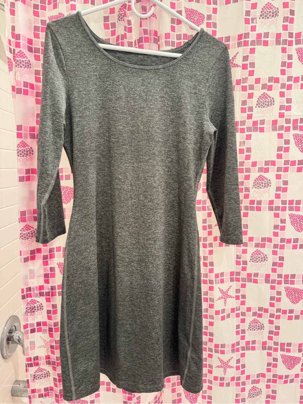 Patagonia Charcoal Grey Midi A-Line Dress